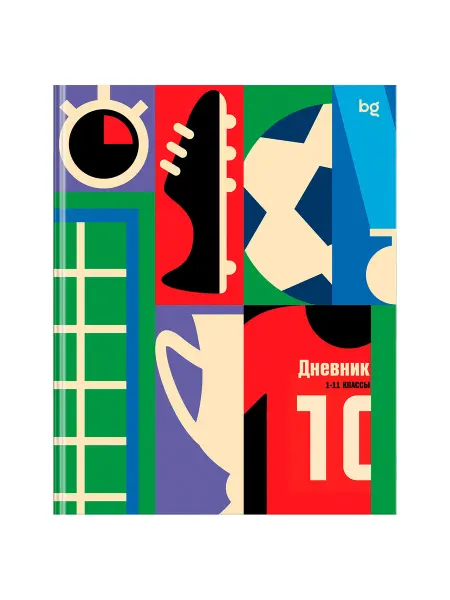 Дневник 1-11 кл. 48л. (ЛАЙТ) BG "Футбольный", глянцевая лам