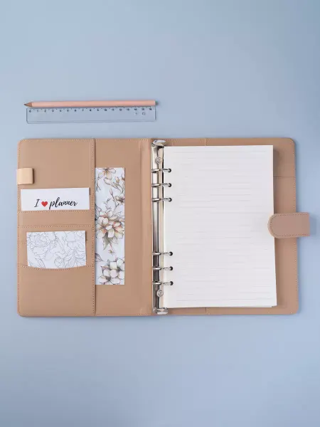 ILOVEPLANNER Блокнот на кольцах А5 в линейку для записей