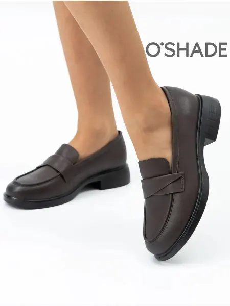 O`SHADE Лоферы женские коричневые
