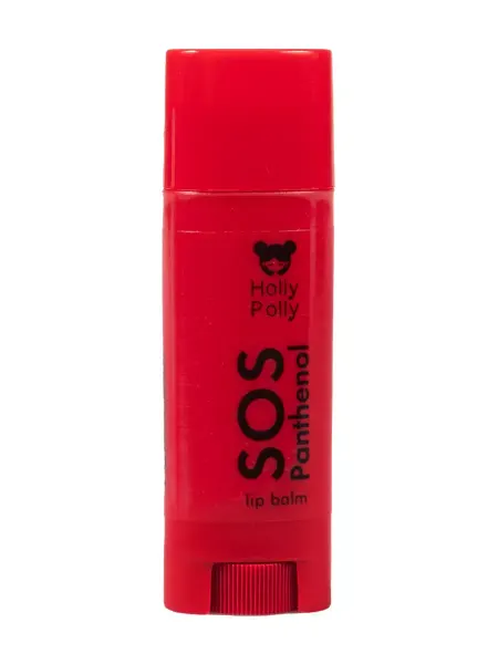 HOLLY POLLY Бальзам для губ SOS Panthenol Вишня, 4,8 г
