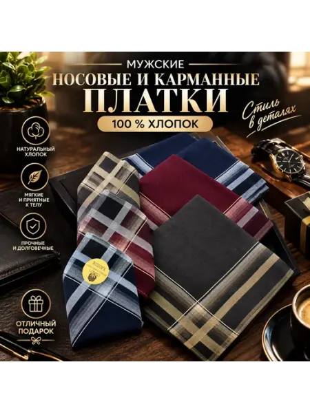 Альбидэй Носовые платки 3 шт