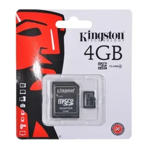 Карта памяти Micro SD 4 Гб / Карта памяти с переходником / micro SD card + adapter