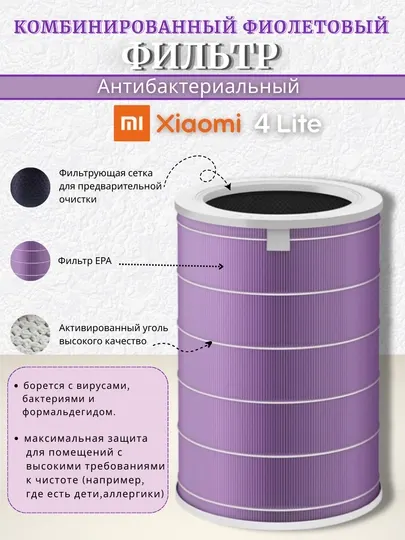 Фильтр Xiaomi Mi Air Purifier 4 Lite HEPA