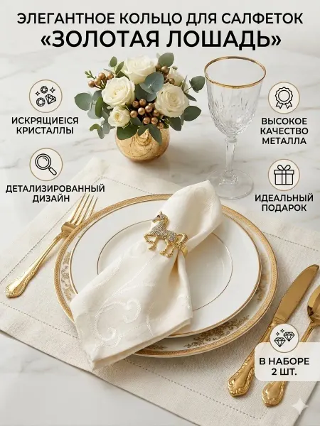 Tiana Home Кольца для салфеток набор 2 шт