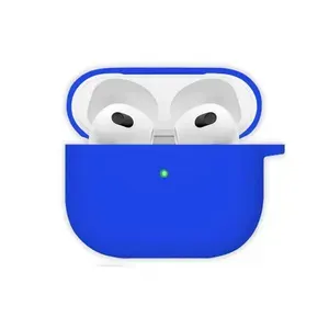 Силиконовый чехол для AirPods 4 с карабином