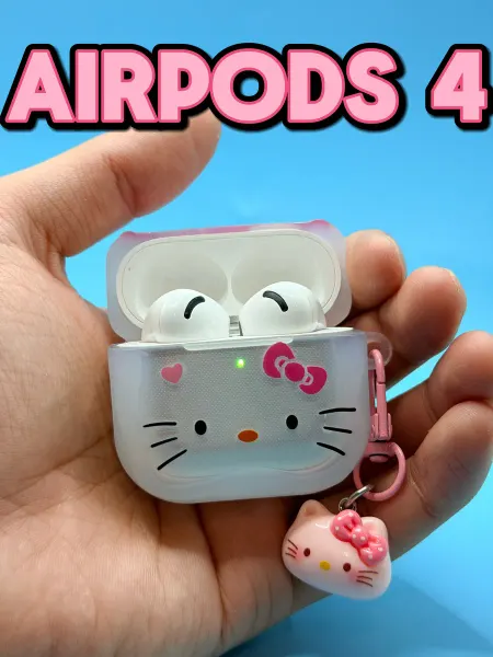 Чехол на AirPods 4 Hellow Kitty