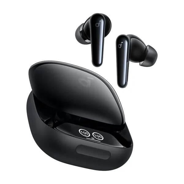 Наушники Anker Soundcore Liberty 4 Pro NC glossy black, tws, внутриканальные, с шумоподавлением, черный