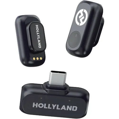 Петличная радиосистема Hollyland Lark A1 (Mini Duo Type-C, Серый)