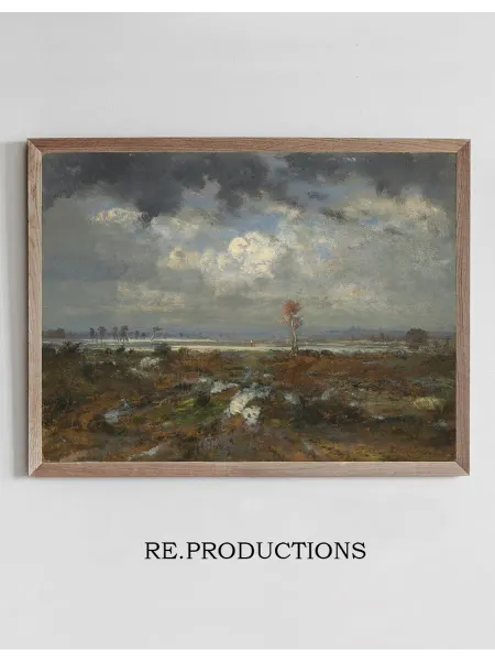 Re.productions Постер Vue Sur Les Collines De - Théodore Rousseau