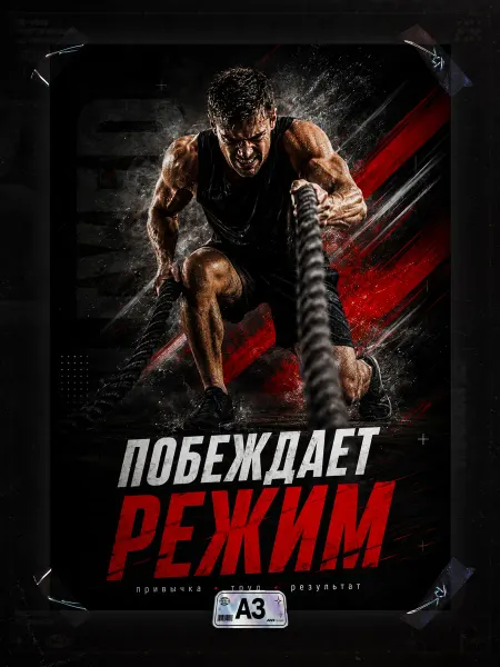 Постер Мотивация спорт