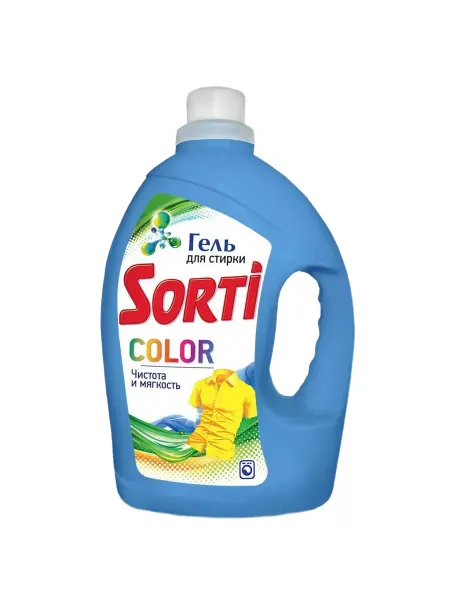 SORTI Гель для стирки цветного белья, 1.2 л