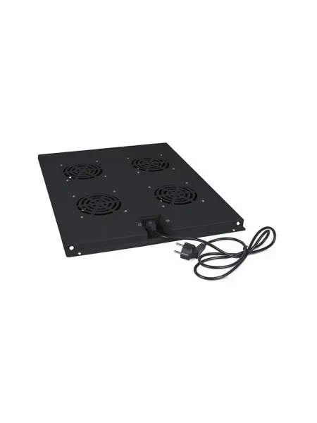Cabeus Модуль вентиляторный TRAY-80-BK 4 вент. черный
