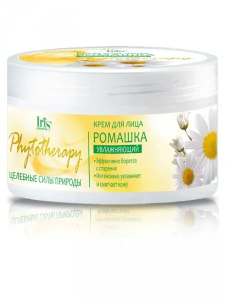 IRIS COSMETIC Фитотерапия Крем для лица РОМАШКА 180мл
