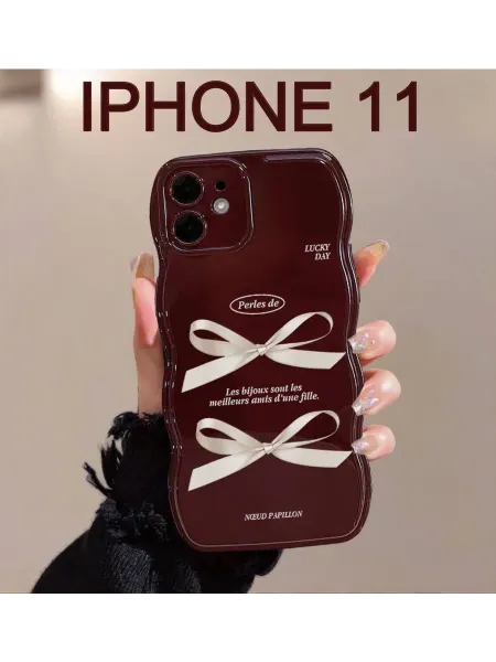 CASE HOUSE Чехол на iphone 11 винный бант