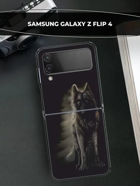 Samsung Чехол на Galaxy Z Flip 4 волк