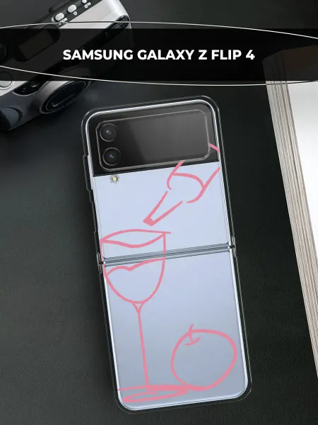 Samsung Чехол на Galaxy Z Flip 4 эстетичный