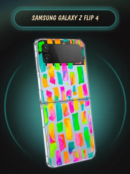 Samsung Чехол на Z Flip 4 Самсунг Зет Флип 4 яркий