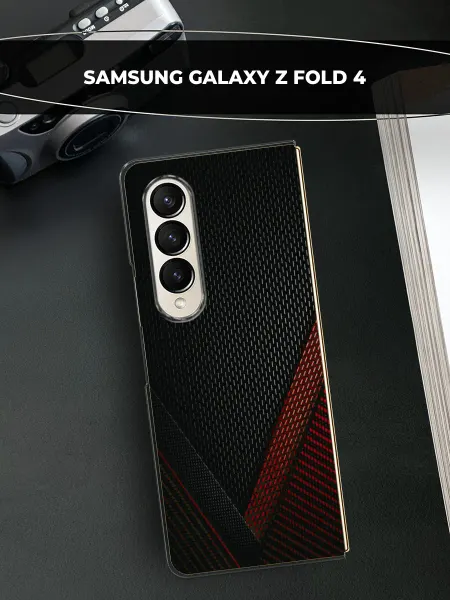 Samsung Чехол на Galaxy Z Fold 4 карбон