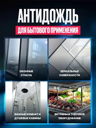 Антидождь, Очиститель масляной пленки для автомобильного стекла, 300 мл