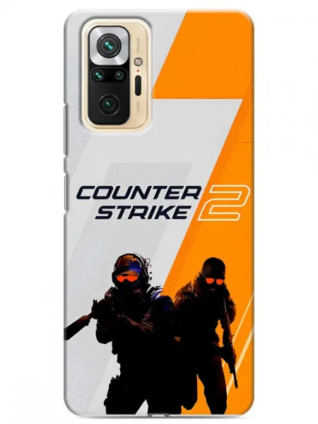 360skin Чехол на Xiaomi RedMi Note 10 Pro Counter Strike