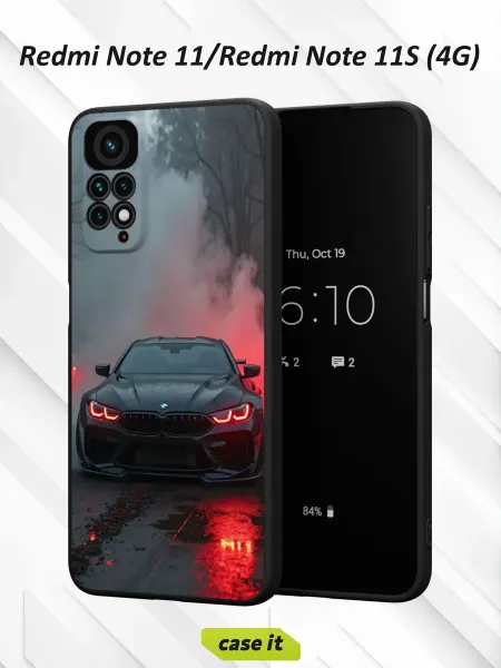 Case it Чехол на Redmi Note 11 11S 4G с принтом автомобиль BMW M4