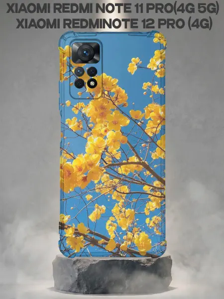 PRINTberries Чехол на REDMI NOTE 11 PRO с принтом Цветущее дерево
