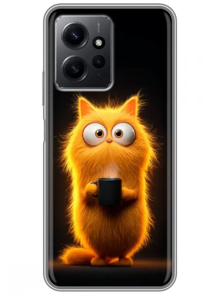 360skin Чехол на Xiaomi RedMi Note 12 смешной котик