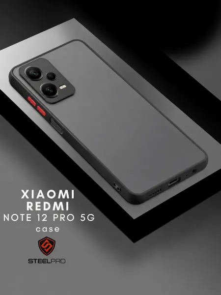 SteelPro Чехол для Redmi Note 12 Pro 5G матовый