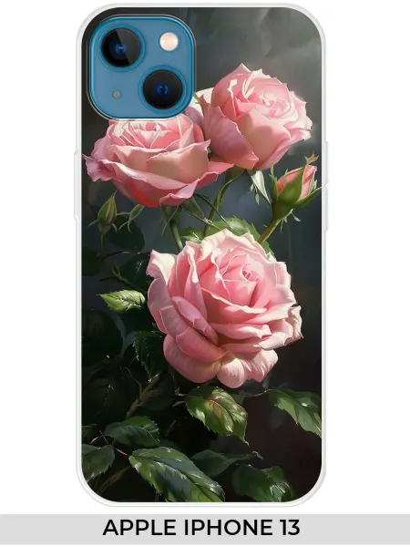 NOOTO Чехол на Apple iPhone 13 (для Айфон 13) розами