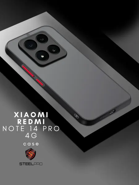 SteelPro Чехол для Redmi Note 14 Pro 4G матовый