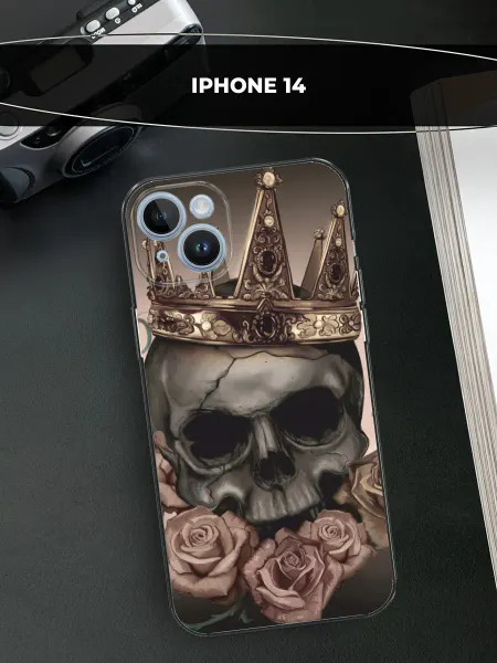 Avocase Чехол на Apple iPhone 14 с черепом