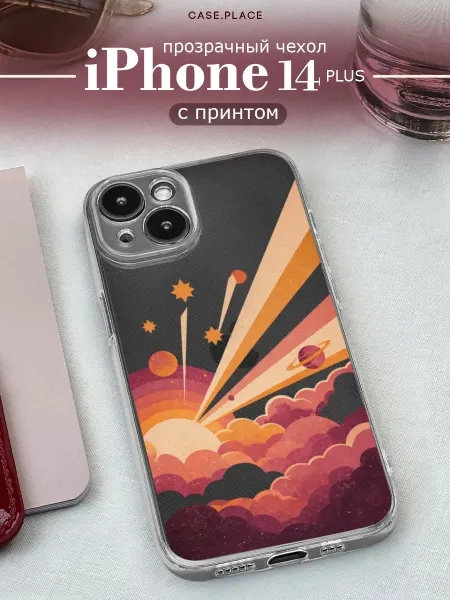 Case Place Чехол на iPhone 14 Plus космос