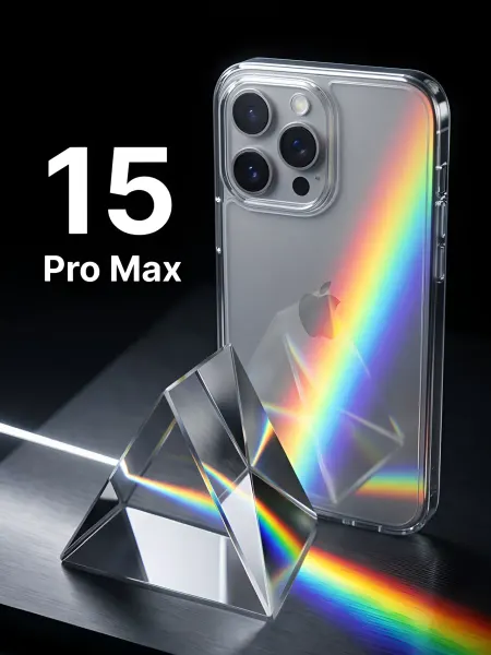 Able Case Чехол на iPhone 15 Pro Max прозрачный