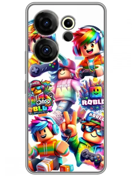 360skin Чехол на Tecno Camon 20 Premier Roblox