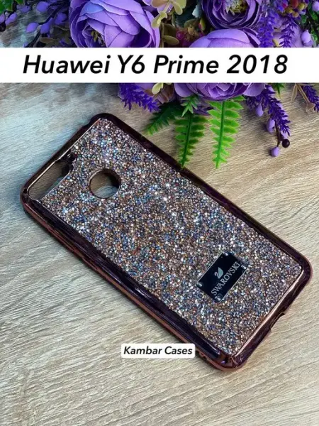 Kambar cases Чехол на телефон Huawei Y6 2018 с кристаллами Swarovski