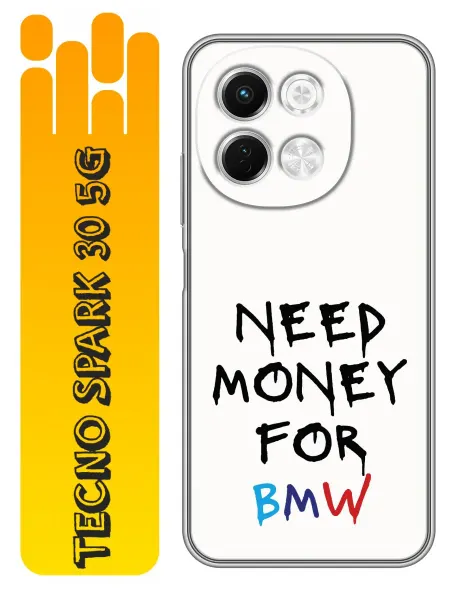 360skin Чехол на Tecno Spark 30 5G BMW БМВ (мужской)