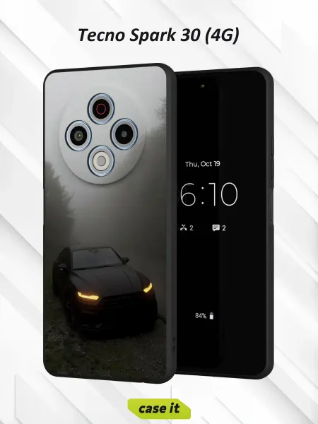 Case it Чехол на Tecno Spark 30 4Gс принтом Ауди