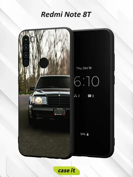 Case it Чехол на Redmi Note 8T с принтом Mercedes-Benz 500 E
