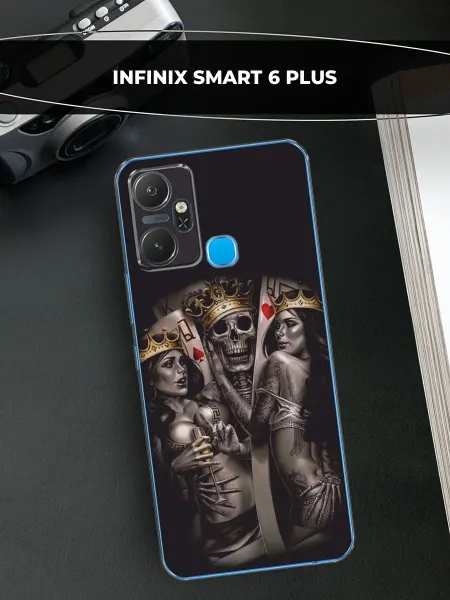 Infinix Чехол на Smart 6 Plus скелет