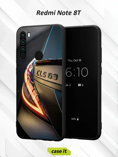 Case it Чехол на Redmi Note 8T с принтом Мерседес Бенз CLS 63