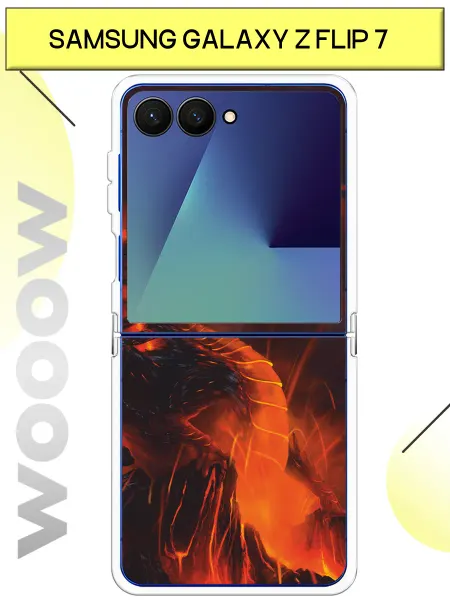 Samsung Чехол на Galaxy Z Flip 7 с драконом