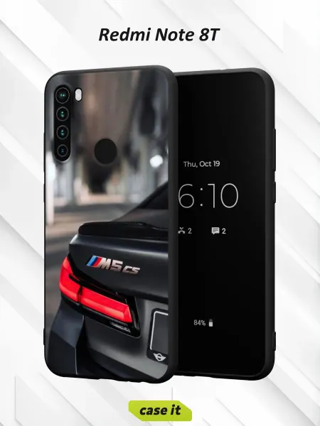 Case it Чехол на Redmi Note 8T с принтом BMW M5 CS car