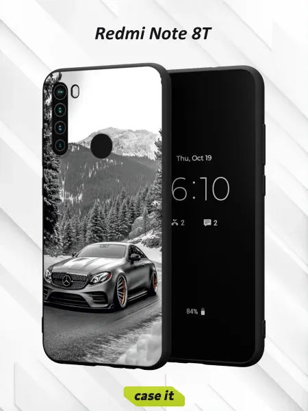 Case it Чехол на Redmi Note 8T с принтом Mercedes E-Class Coupe