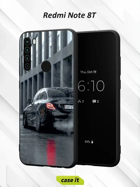 Case it Чехол на Redmi Note 8T с принтом эффектный дрифт