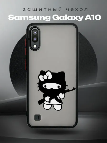 RR Case Чехол на SAMSUNG A10 с принтом хелло китти