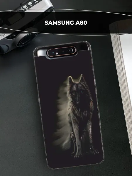 Samsung Чехол на Galaxy A80 волк