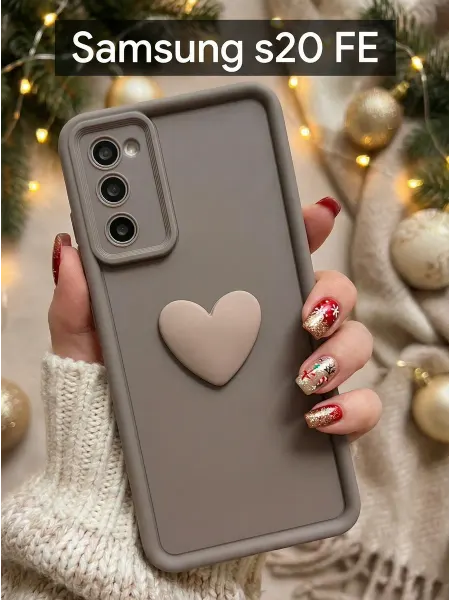 Red Cat Чехол на Samsung Galaxy S20 FE Сердечко