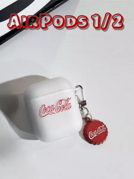 Primal Basics Чехол на AirPods 1 2 с брелком CocaCola