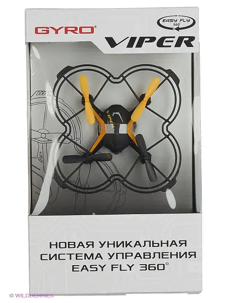 1TOY Квадрокоптер GYRO-Viper 2,4GHz 4 канала, 6-осевой