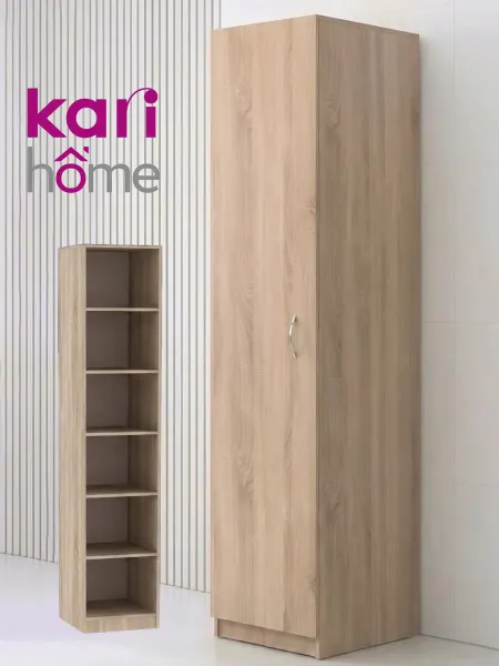 Kari home Шкаф пенал напольный для одежды